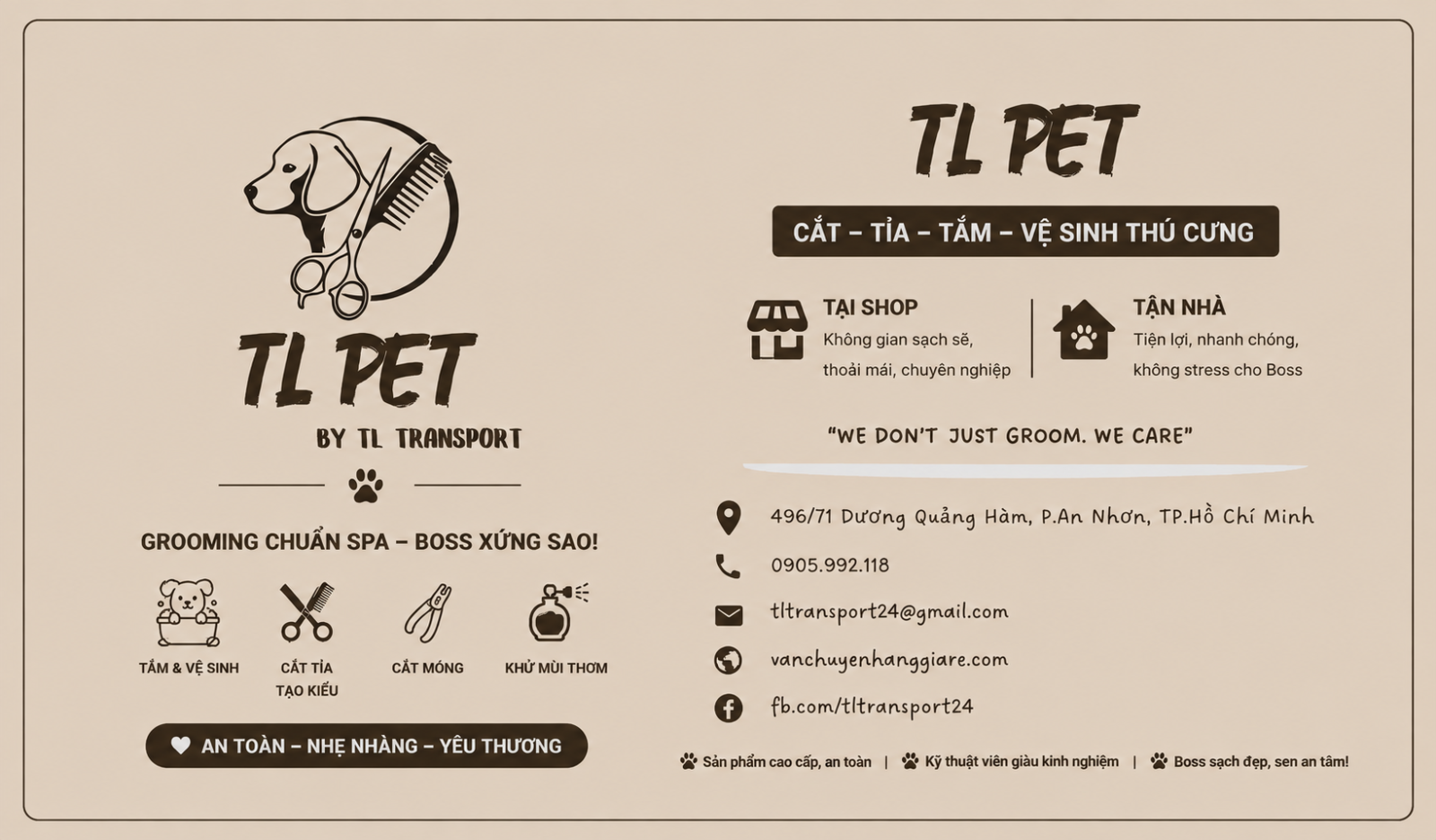 Dịch vụ grooming chó mèo